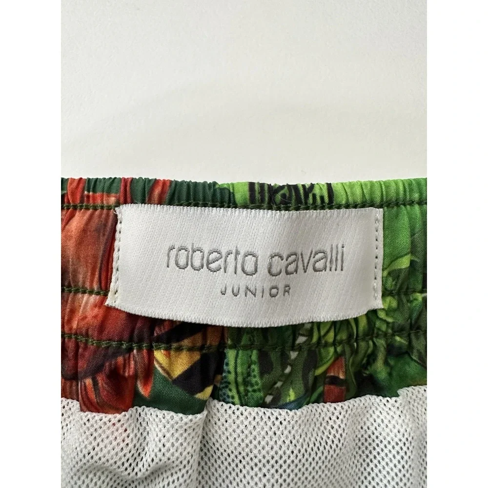 ROBERTO CAVALLI Junior Swim Shorts Size 16A Pockets Vacation Beach Designer